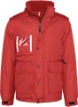 Werkjas WK Parka Met Afritsbare Mouwen Rood